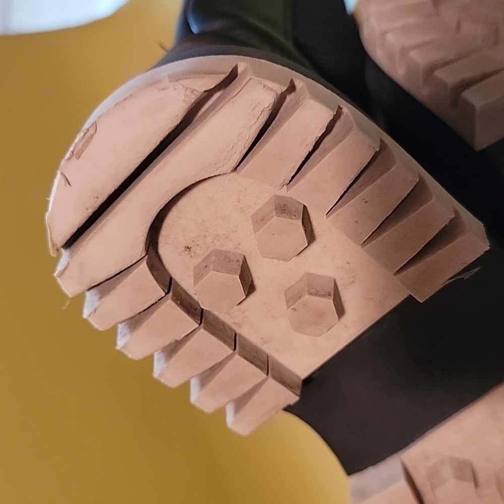 ZARA CONTRAST SOLE ANKLE BOOTS - Picture 10 of 12
